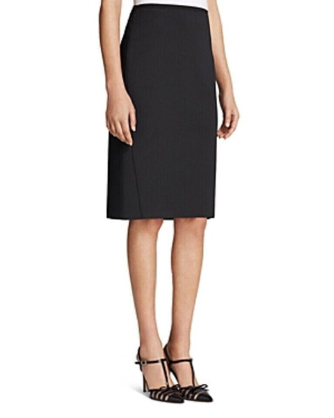 Tahari Women's New kristina Scuba Kint Pincel Skirt Black Size 2