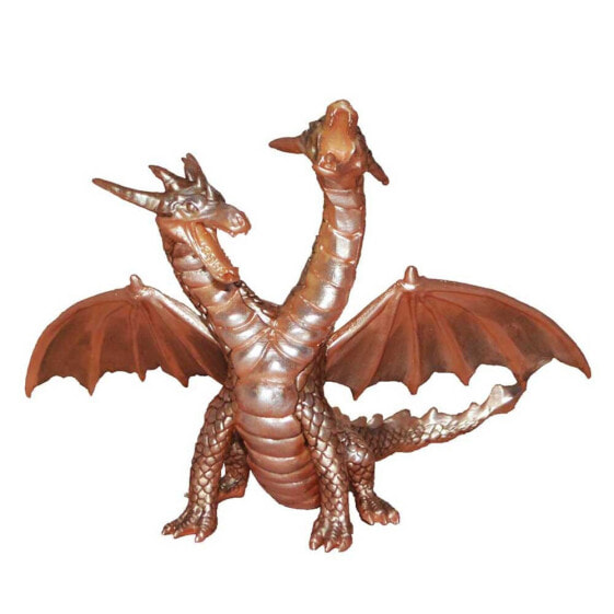 MARUKATSU Guardian Dragon 2-Headed Pink Figure