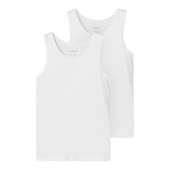 NAME IT 13208843 Sleeveless T-Shirt 2 units