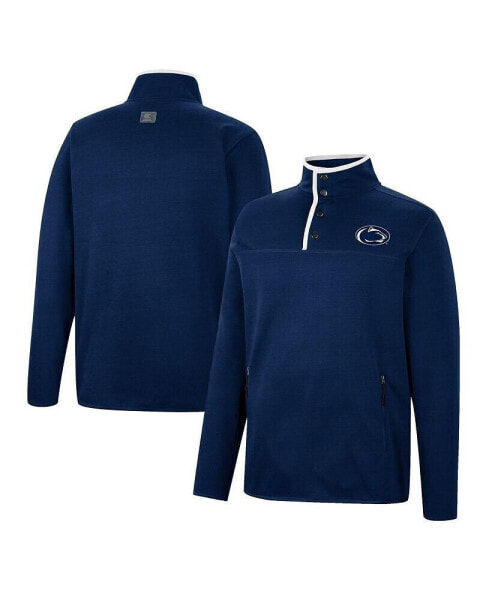 Men's Navy Penn State Nittany Lions Rebound Quarter-Snap Jacket