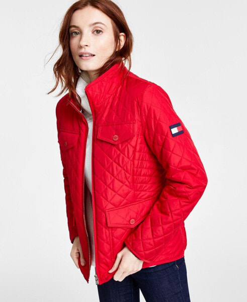 Women's Quilted Zip-Up Jacket