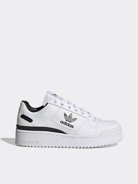 adidas Originals Forum Bold trainers in white and black