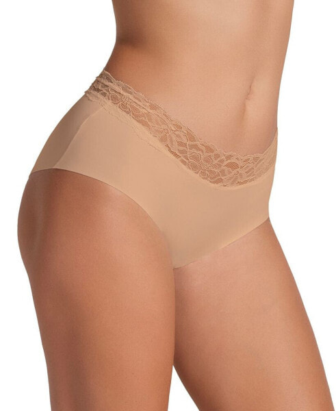 Женские трусы Leonisa ultra Light Lace Trim Hipster Panty