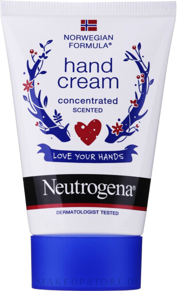 Konzentrierte Handcreme für extrem trockene Haut - Neutrogena Norwegian Formula Concentrated Hand Cream 50 ml