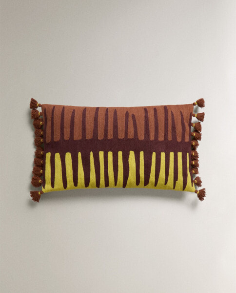 Thorn design cotton cushion cover x collagerie