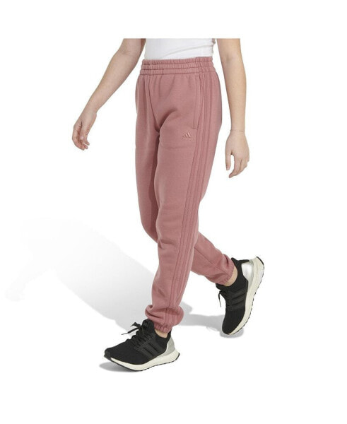 3-Stripe Cotton Fleece Jogger