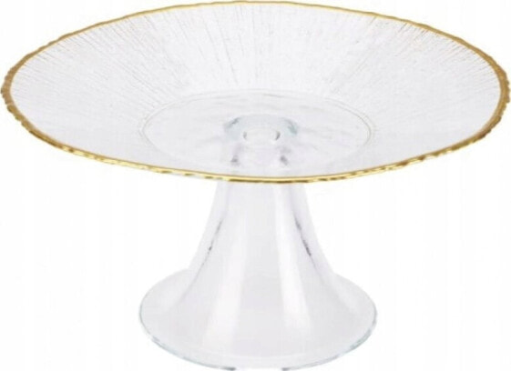 Home Styling Collection Patera na ciasto ze złotą obwódką DATURA, 15 cm