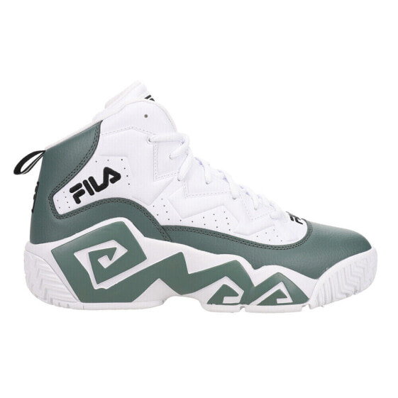 Fila Mb Iconic Mid Basketball Mens Grey, White Sneakers Athletic Shoes 1BM02445