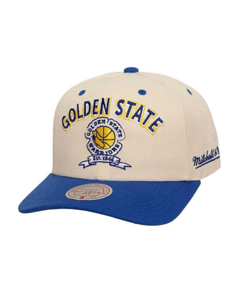 Men's Cream/Royal Golden State Warriors 7x NBA Champions Soul Legacy Defined Snapback Hat