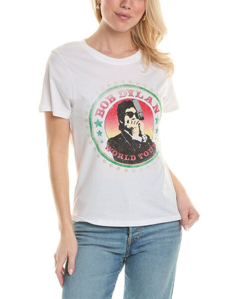 Prince Peter Bob Dylan Rolling Stone T-Shirt Women's White Xs