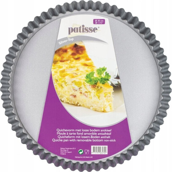 Patisse Patisse - Forma do Quiche z wyjmowanym dnem 30cm SILVER-TOP