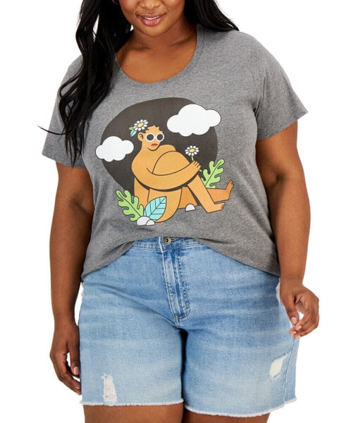 Trendy Plus Size Graphic-Print T-Shirt