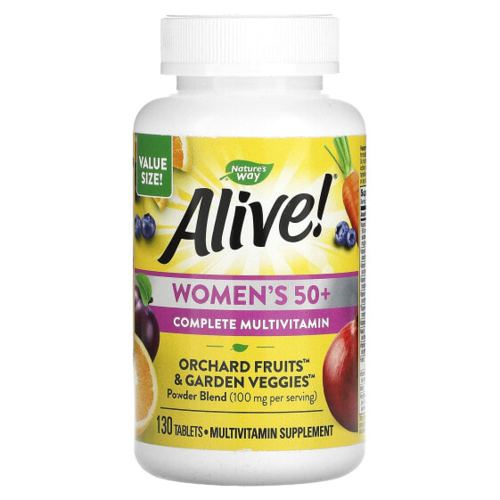 Alive! Women's 50+ Complete Multivitamin, 130 Tablets