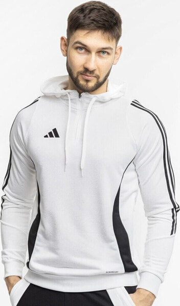 Adidas Bluza męska adidas Tiro 24 Training Hoodie biała IR9399 XL