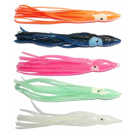 YAMASHIRO Soft Octopus Trolling Soft Lure 105 mm 5 units