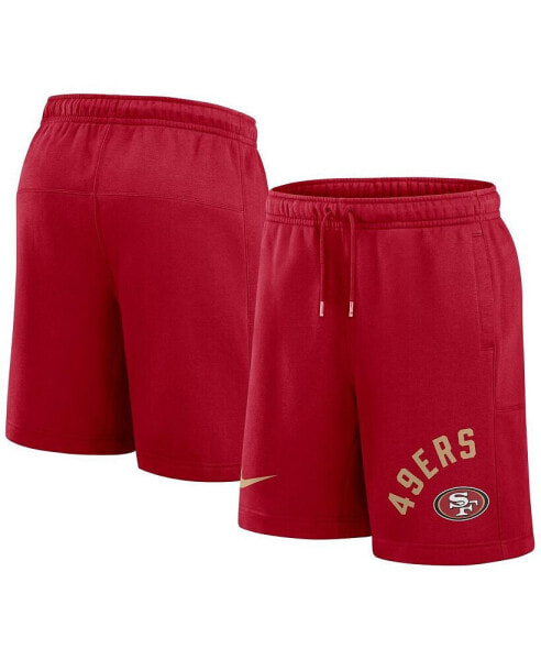 Men's Scarlet San Francisco 49ers Arched Kicker Shorts