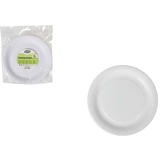 ALGON Set10 Natural Cardboard Plate 23 cm