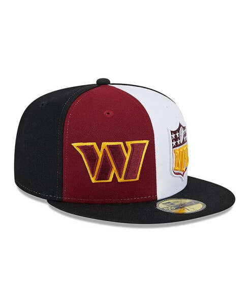 Men's Burgundy, Black Washington Commanders 2023 Sideline 59FIFTY Fitted Hat