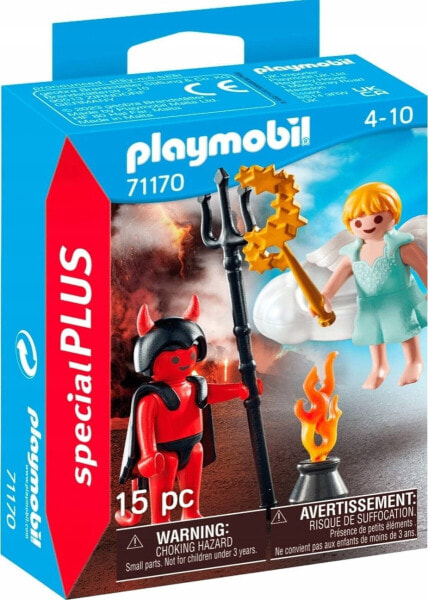 Figurka Playmobil Zestaw z figurkami Special Plus 71170 Aniołek i diabełek