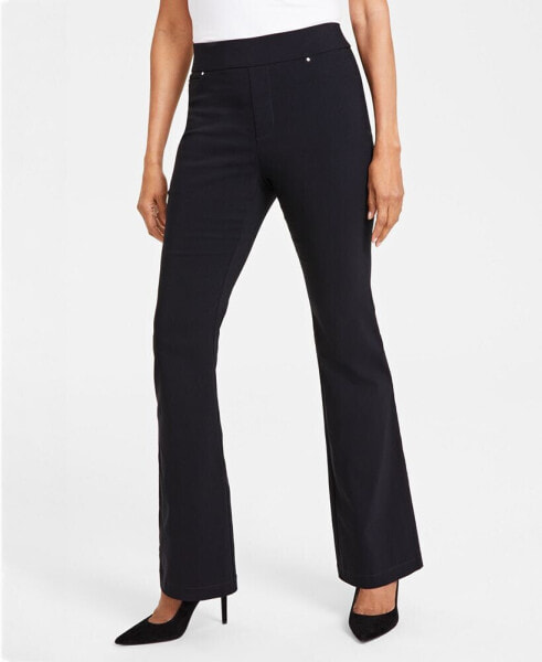 Women's High-Rise Pull-On Flare-Leg Pants, Created for Macy's