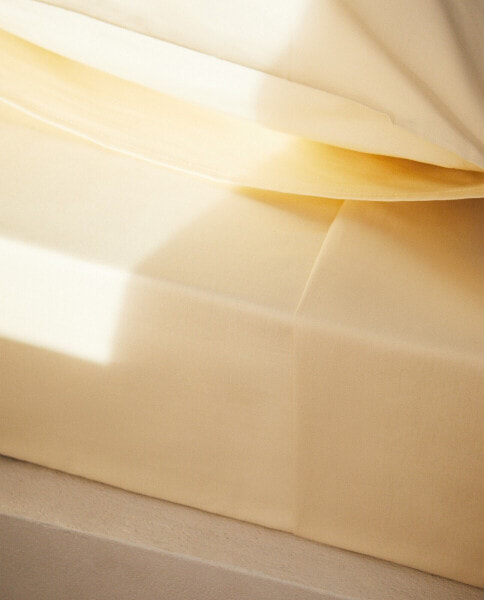 (200 thread count) cotton percale fitted sheet