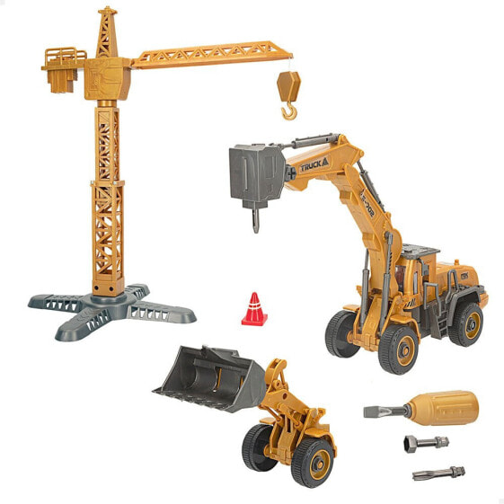 COLORBABY Diy Game Construction Excavator Fack And Friction Perforction Smart Theory Construction Game