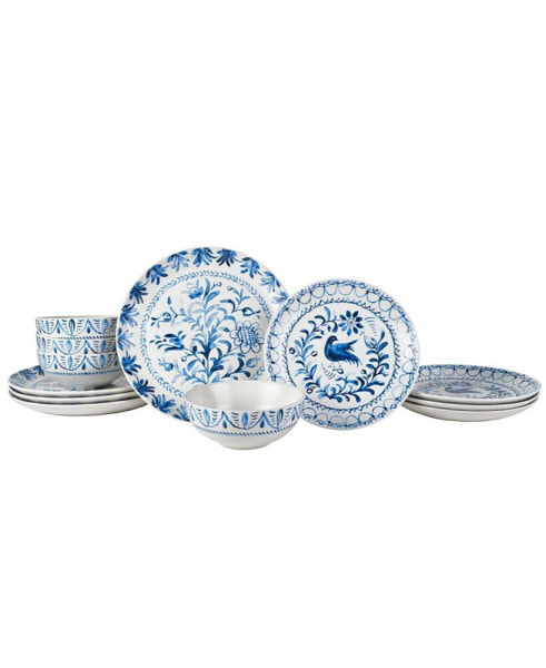 Sicily 12 Piece Dinnerware Set, Service for 4