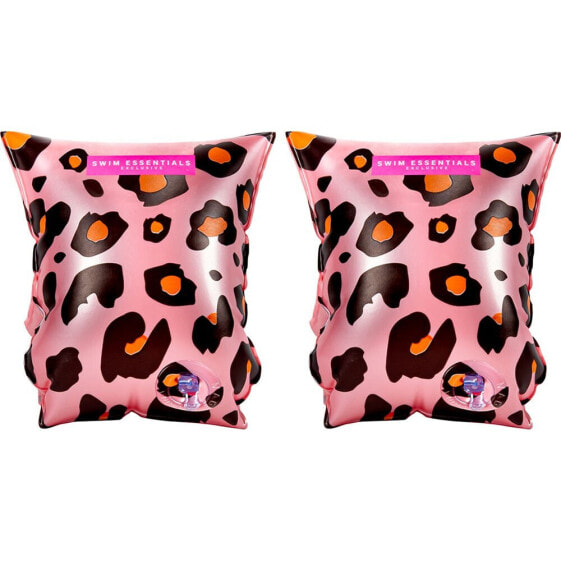 SWIM ESSENTIALS Leopard Inflatable Swimming Armbands