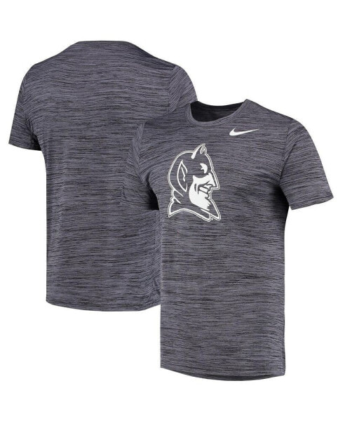 Men's Black Duke Blue Devils Tonal Velocity Legend Performance T-shirt