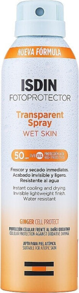 Wasserdichtes Sonnenschutzspray für den Körper SPF 50+