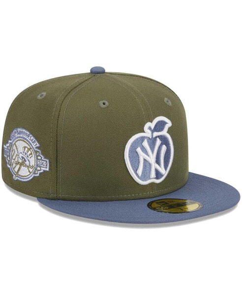 Men's Olive, Blue New York Yankees 59FIFTY Fitted Hat