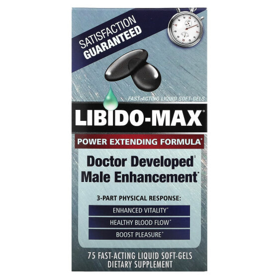 Libido-Max®, 75 Fast-Acting Liquid Soft-Gels