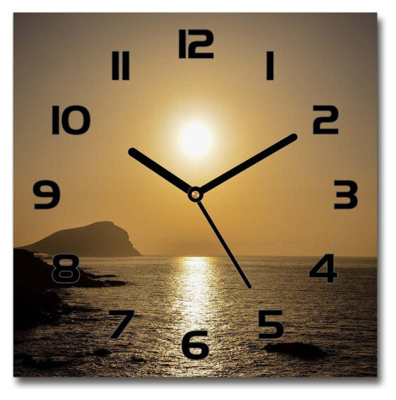 Wanduhr Sonnenuntergang