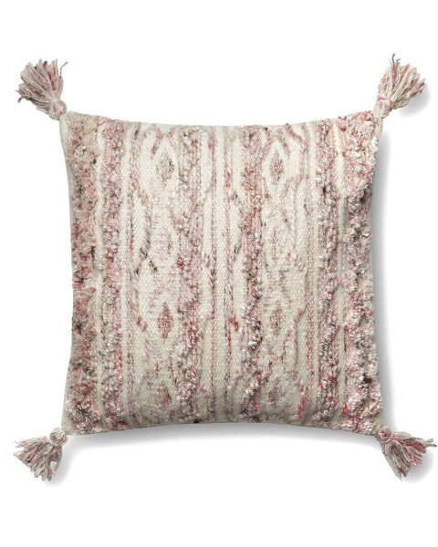 Justina Blakeney X Loloi Collection Pillow Pink 18" X 18"