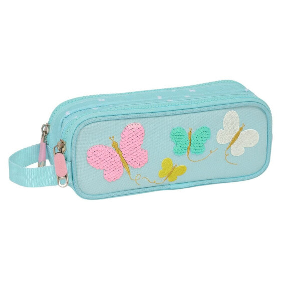 SAFTA Double Moos Butterflies Pencil Case