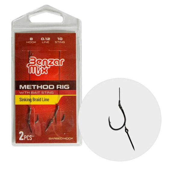 BENZAR MIX Method Rig Tied Hook