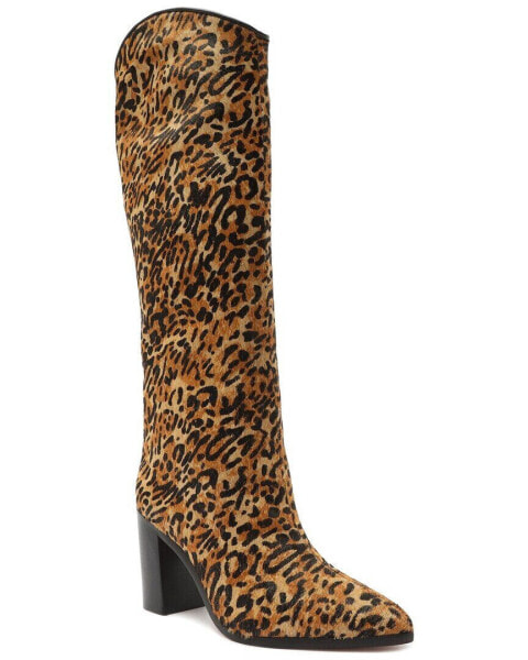 Schutz Maryana Block Wild Leather Boot Women's