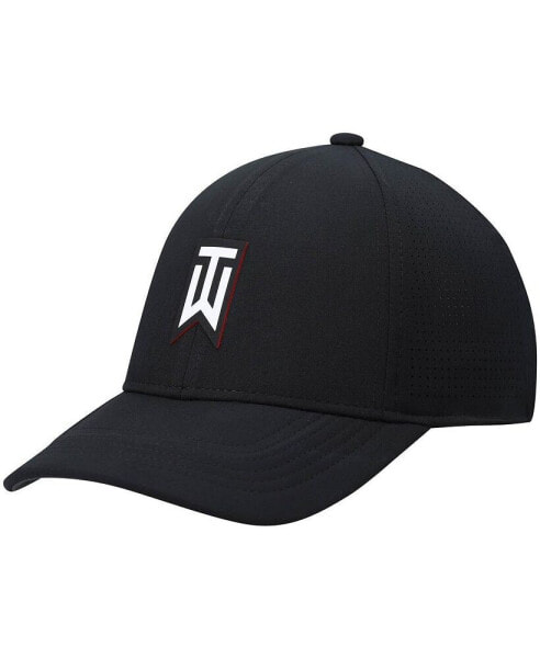 Men's Black Tiger Woods Legacy91 Performance Flex Hat