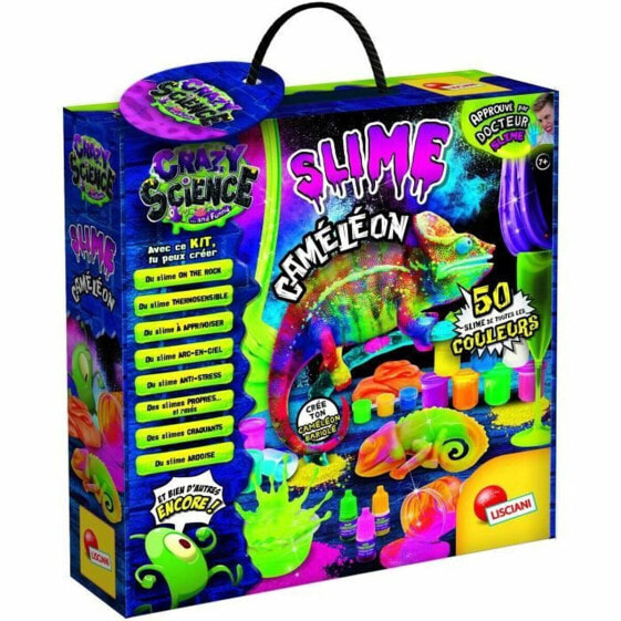 Ремесленный комплект Lisciani Giochi Crazy Science Caméléon Slime FR