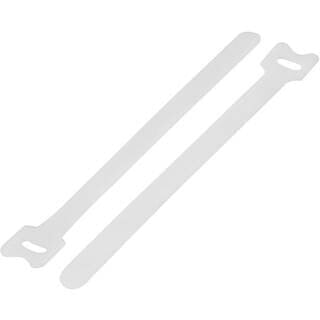 Conrad Electronic SE Conrad TC-MGT-240WE203 - Hook & loop cable tie - White - 24 cm - 16 mm