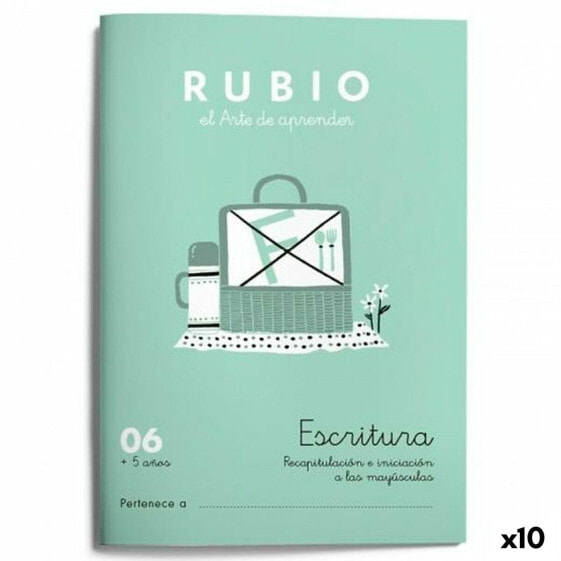 Writing and calligraphy notebook Rubio Nº06 A5 испанский 20 Листья (10 штук)