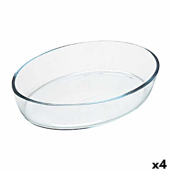 Форма для выпечки Pyrex Classic Vidrio Прозрачный Cтекло овальная 40 x 28 x 7 cm (4 штук)