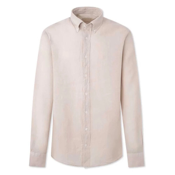 HACKETT Garment Dye Linen B long sleeve shirt