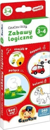 Bright Junior Media CzuCzu Uczy Zabawy logiczne dla dzieci od 3-4 lat