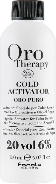 Entwicklerlotion mit goldenen Mikropartikeln und Arganöl 6% - Fanola Oro Gold 150 ml