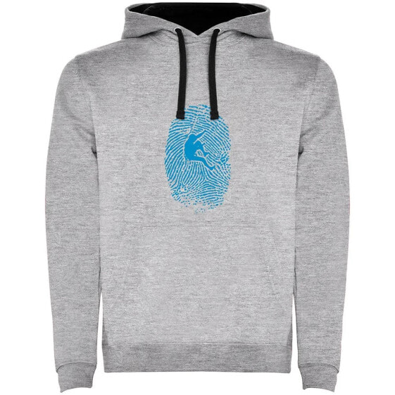 KRUSKIS Climber Fingerprint Two-Colour hoodie