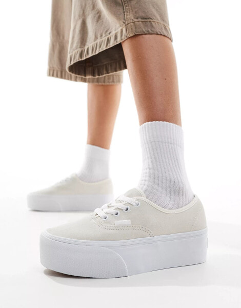 Vans Authentic Stackform trainers in off white