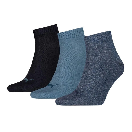 PUMA Plain Quarter short socks 3 pairs