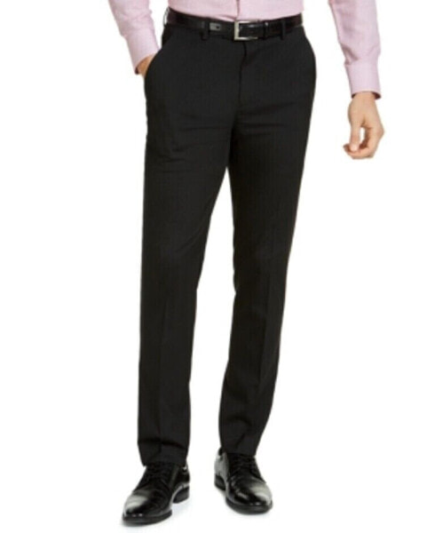 Alfani Men's Slim Fit Stretch Solid Suit Pants Black 30W 30L