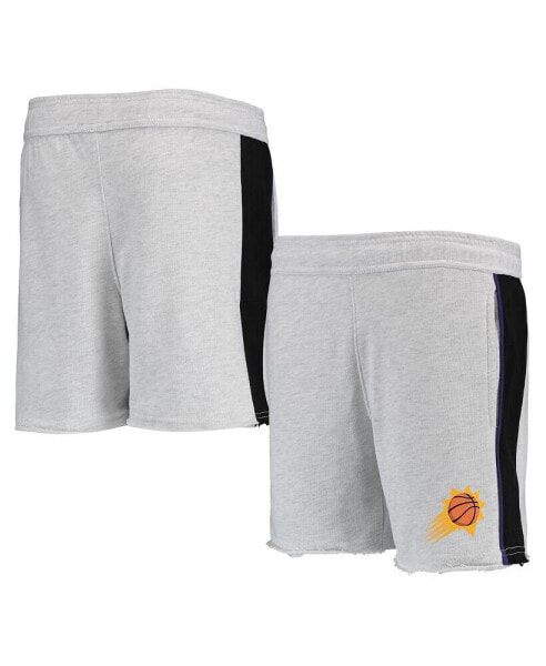 Big Boys Heathered Gray Phoenix Suns Wingback Shorts